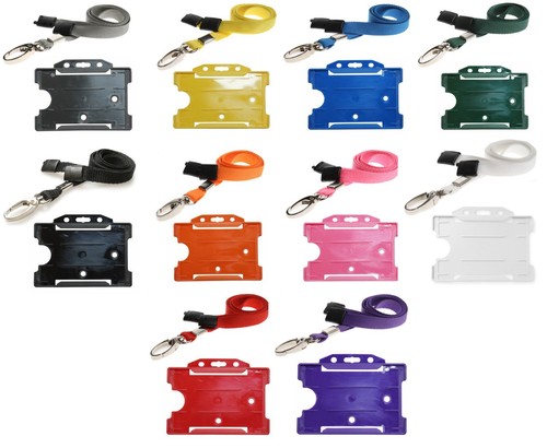Card holder lanyard - holder, &