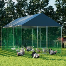 Large Tall Metal Chicken Coop