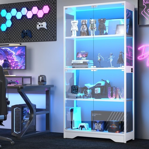 Display cabinet with glass - with,