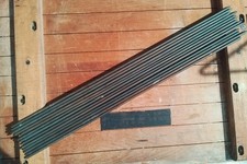 14 x Vintage Edwardian Brass Stair Rods 62-65cm