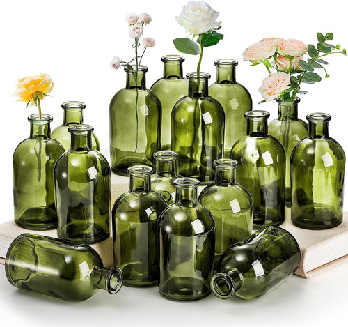 Pack green glass - green, bud
