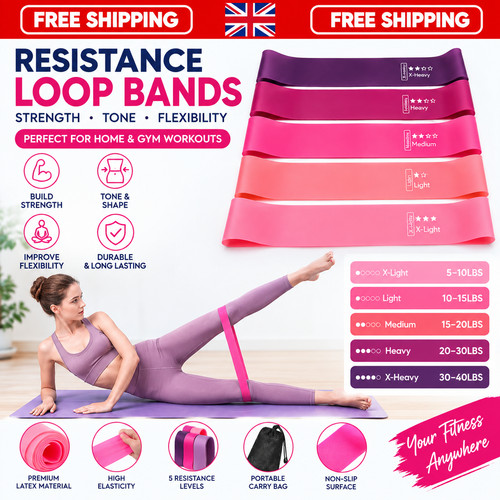 Level resistance bands set - resistance,