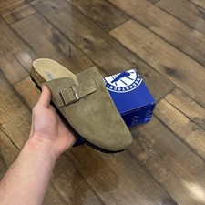 Birkenstock Boston Clogs Taupe