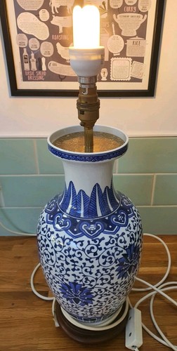 Vintage blue white chinese - &,