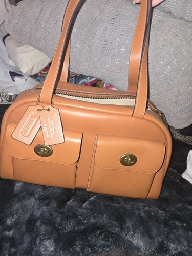 Coach large twin turnlock bag - large,