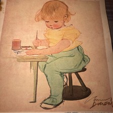 Vintage 1934 Muriel Dawson