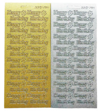 Happy Birthday Silver Gold