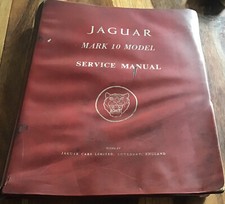 vintage jaguar mark 10 model service manual book henleys london nw9