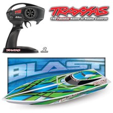 Traxxas blast boat white green - blast,