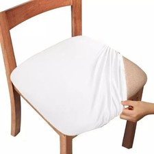 1-6 Kitchen Dining Chair Seat Covers Stretch Velvet Cushion Slipcovers Protector