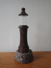 Cornish Serpentine lighthouse lamp