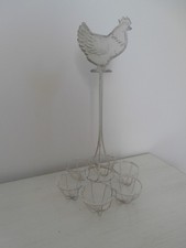 METAL CHICKEN HEN DESIGN CREAM