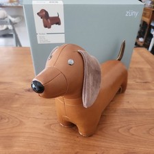 Zuny leather dog Teckel Tan