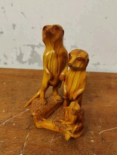 Resin Meerkats Sculpture