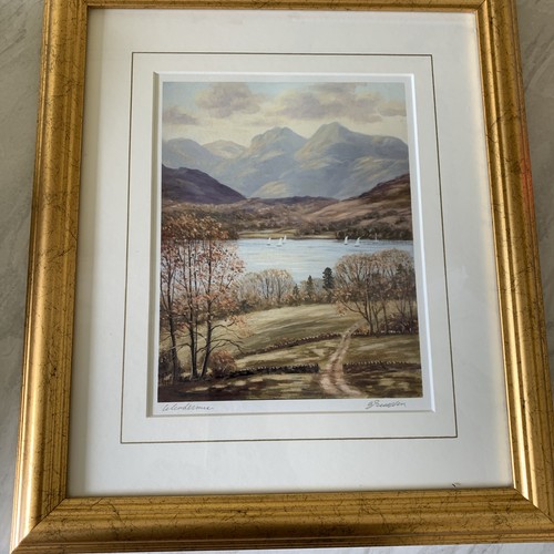 Picture windermere signed - windermere,