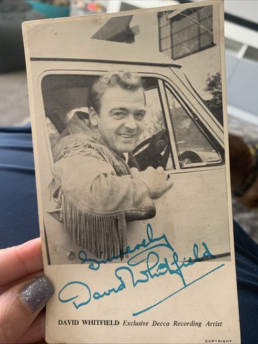 David whitfield signed - -,
