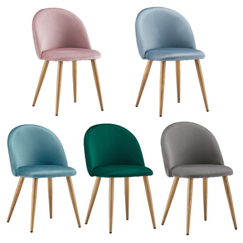 2pcdining chairs velvet - chairs,