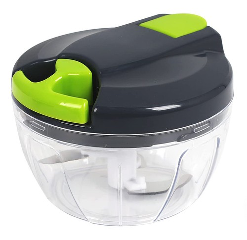 Manual food chopper - food, pull