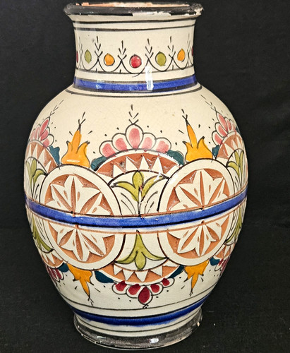 Vintage moroccan safi ceramic - vintage,