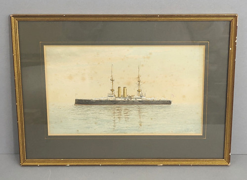 Original antique watercolour
