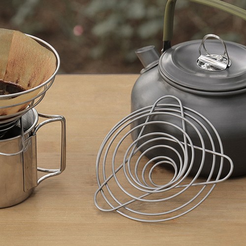 Stainless steel coffee filter - steel,