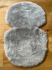 Mamas & Papas Baby Luxury Sheepskin Liner for Pram, Grey- New & Unused 