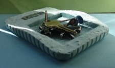 Handmade Aqua Concrete Key Dish