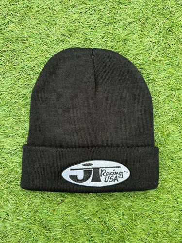 Racing logo adults black - jt,