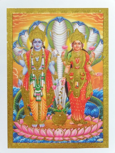 Gold foil embossed hindu - gold, god