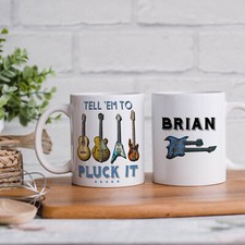 Personalised Guitar Mug Music