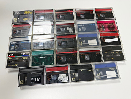 Mixed lot used minidv - lot, 24