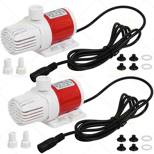 2pc 12v 1100l submersible - 1100l/h,