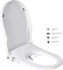Non-Electric Bidet Bathroom Toilet Seat Dual Cleaning Nozzle Water Spray
