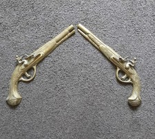 Pair Of Brass Wall Hanging