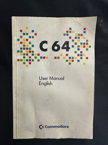 Commodore c64 white manual - , in