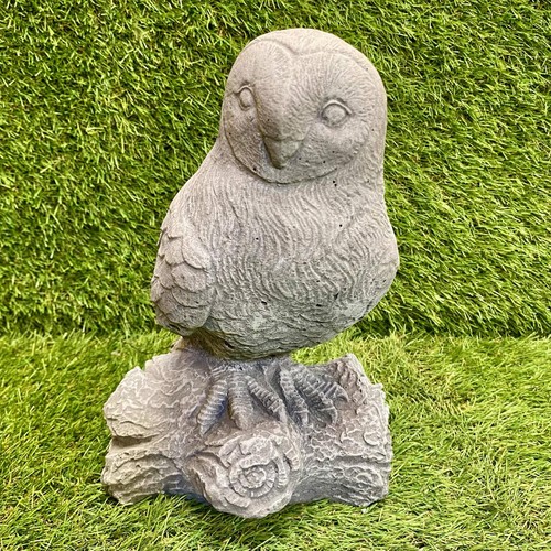 Concrete owl ornament - ornament, outdoor