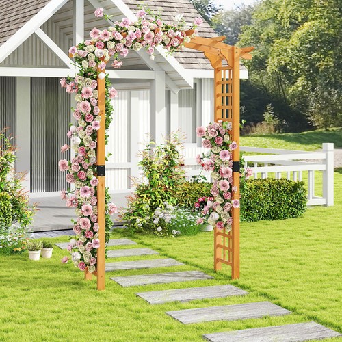 Garden arch wooden - garden,