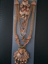 Indian Jewellery Set Combo Necklace and Earrings Teeka