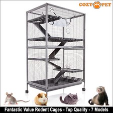 Rodent Cage by Cozy Pet 11mm bars for Rat, Ferret, Chinchilla or Small Pets RC05