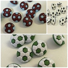 Football Fine Style Buttons