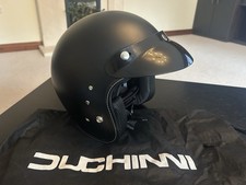 New GAO JIN GJ-380F-A1 Motorcycle Helmet Size L In Black