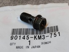 Honda 90145-km3-751 GL1500 Goldwing F6c Valkyrie Oil Banjo Screw 10x22mm
