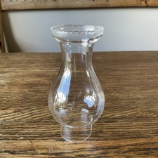 Small Vintage Clear Glass Oil
