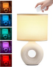 INTELIVE 10.6’’ Small Cordless Table Lamp with Timer & Dimmer, Battery Operated