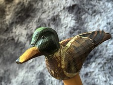 Wooden Hand Made Painted Duck