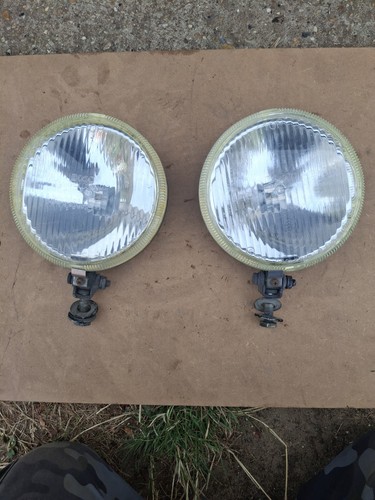Old vintage car spot lights - old,