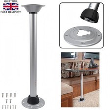 Island Table Leg Kit Flush Floor Twist Lock Pedestal Campervan Caravan Camper UK