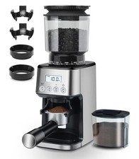 Homtone Conical Burr Coffee Grinder Electric for Portafilter and Container, 51 G