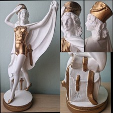 Vtg Large Plaster Chalkware