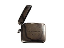 1933 Solid Silver Vesta Case /